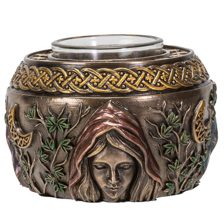 3.5" Mother, Maiden, Crone Votive Candle Holder - Magick Magick.com