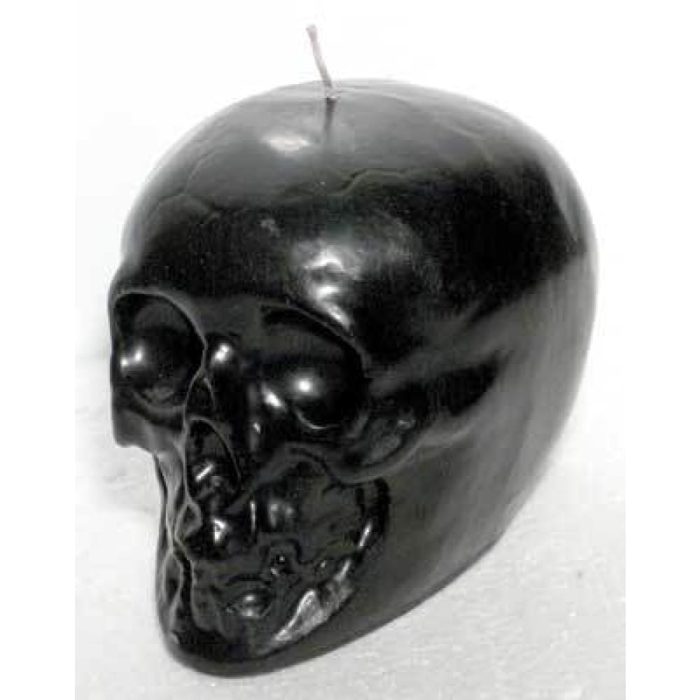 3.5" Skull Candle - Black - Magick Magick.com