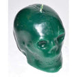 3.5" Skull Candle - Green - Magick Magick.com