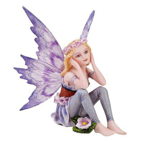 3.75" Fairy Statue - Purple Fairy - Magick Magick.com
