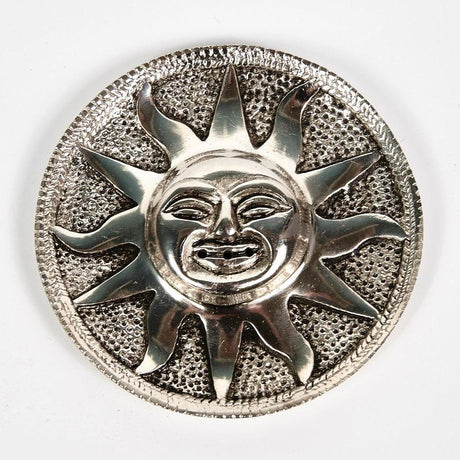 4" Aluminum Sun Incense Burner - Magick Magick.com