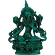4" Antique Resin Statue - Tara - Turquoise - Magick Magick.com