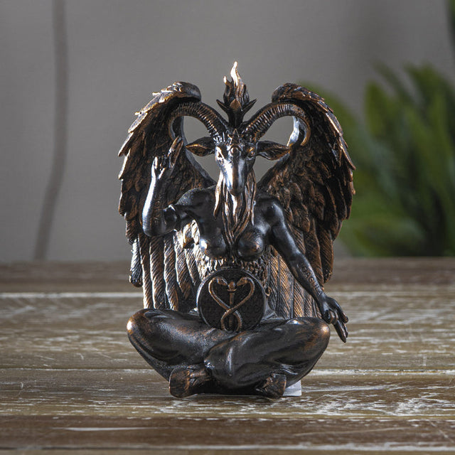 4" Baphomet Sitting Statue - Magick Magick.com