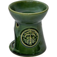4" Ceramic Oil Burner - Green Man - Magick Magick.com