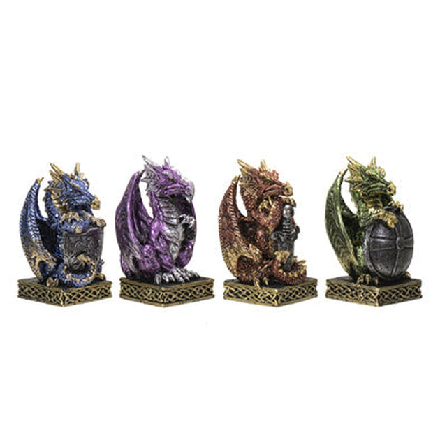 4" Dragon Statues (Set of 4) - Magick Magick.com