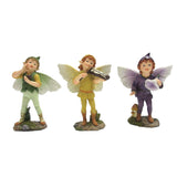 4" Fairy Statue - Fairy Boys (Set of 3) - Magick Magick.com