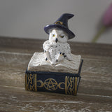 4" Owl on Spell Book Statue - Magick Magick.com