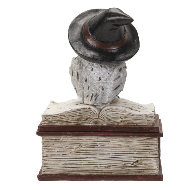 4" Owl on Spell Book Statue - Magick Magick.com