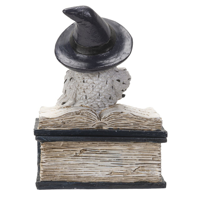 4" Owl on Spell Book Statue - Magick Magick.com