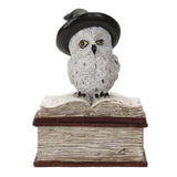 4" Owl on Spell Book Statue - Magick Magick.com