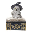 4" Owl on Spell Book Statue - Magick Magick.com