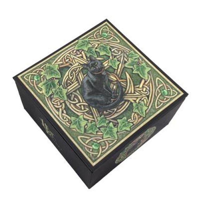 4" Pentagram Cat Display Box - Magick Magick.com