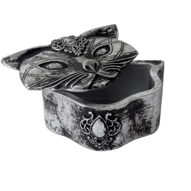 4" Sacred Cat Trinket Box - Magick Magick.com