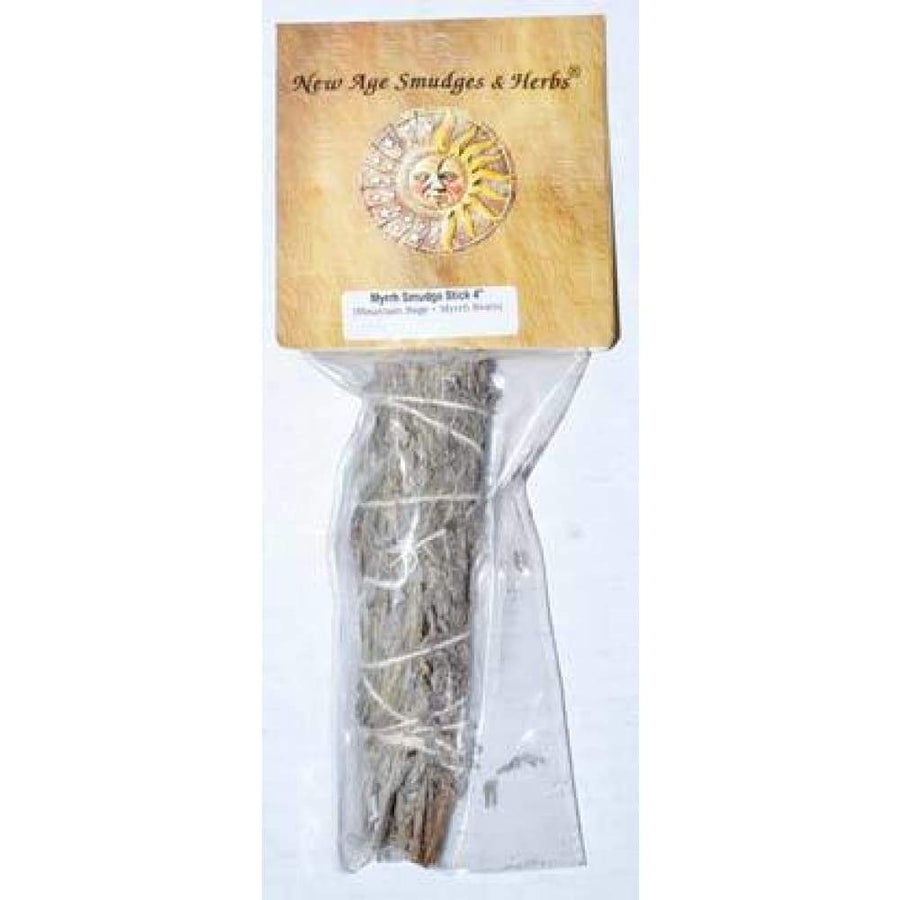 4" Sage & Myrrh Smudge Stick - Magick Magick.com