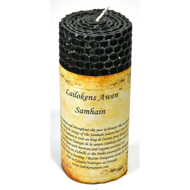 4" Samhain Sabbat Lailokens Awen Candle - Magick Magick.com
