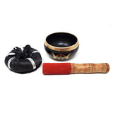 4" Singing Bowl Set - Triple Moon Pentagram - Magick Magick.com