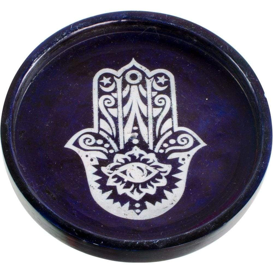 4" Soapstone Cone Burner - Fatima Hand - Magick Magick.com