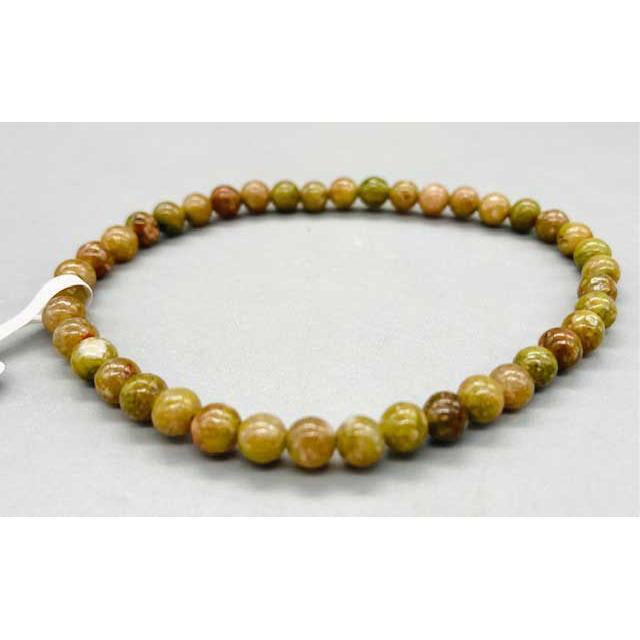 4 mm Elastic Bracelet Round Beads - Autumn Jasper - Magick Magick.com