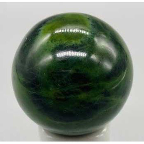 40 mm Gemstone Sphere - Green Serpentine - Magick Magick.com