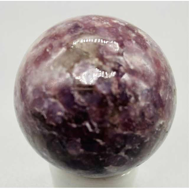 40 mm Gemstone Sphere - Lepidolite - Magick Magick.com