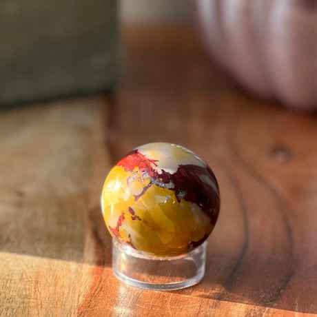 40 mm Gemstone Sphere - Mookaite - Magick Magick.com