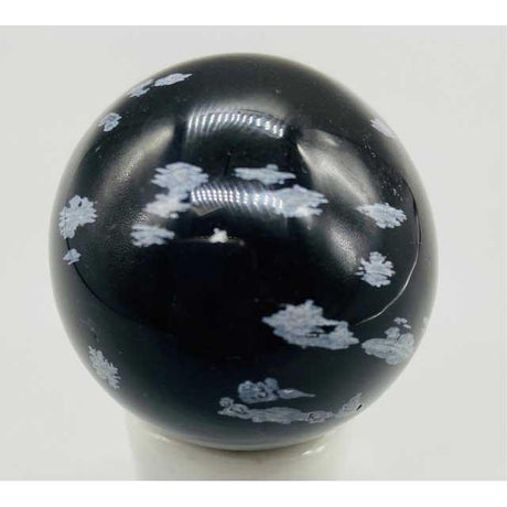 40 mm Gemstone Sphere - Snowflake Obsidian - Magick Magick.com