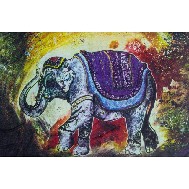 45" x 62" Rayon Sarong - Lucky Elephant - Magick Magick.com