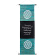 48" Seagrass Inspirational Banner - Flower of Life - Magick Magick.com