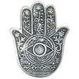 4.25" Hamsa Hand Metal Incense Burner - Magick Magick.com