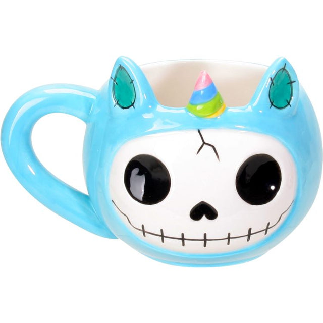 4.5" Ceramic Furrybones Mug - Unie - Magick Magick.com