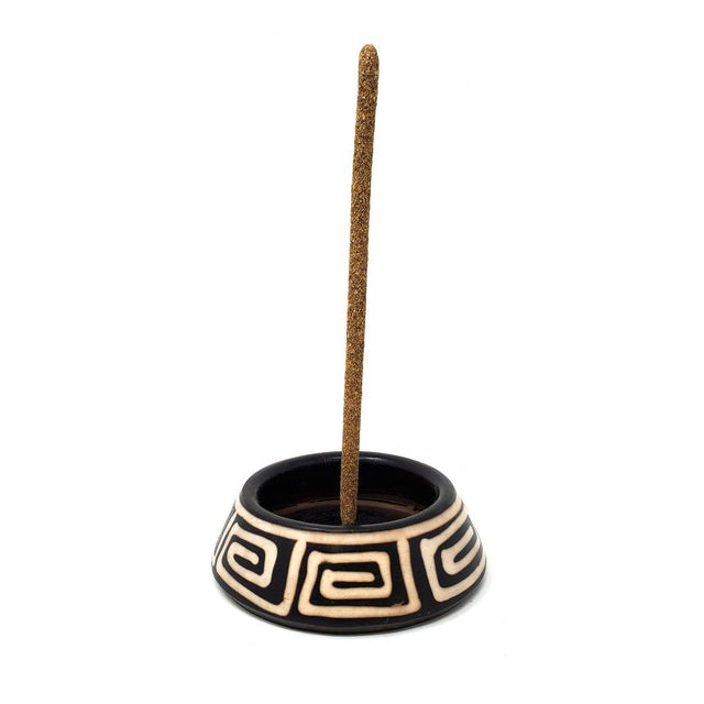 4.5" Peruvian Handmade Ceramic Burner - Magick Magick.com