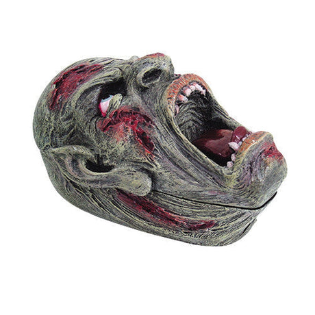 4.5" Screaming Zombie Skull Box with Lid - Magick Magick.com