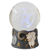 4.5" Sigil of Baphomet LED Ball - Magick Magick.com