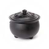 4.5" Triple Moon Cauldron Pot - Magick Magick.com