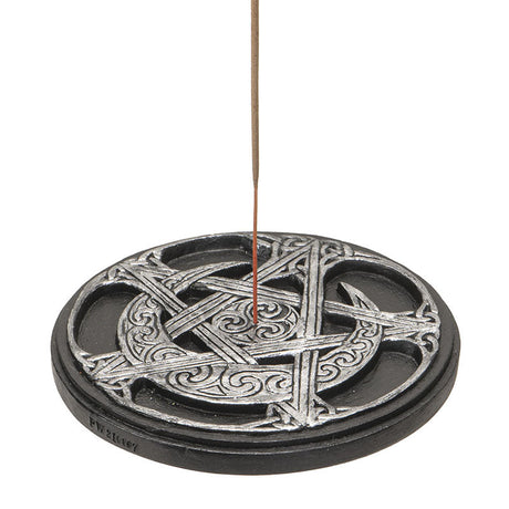 4.5" Triple Moon Stick Incense Burner - Magick Magick.com