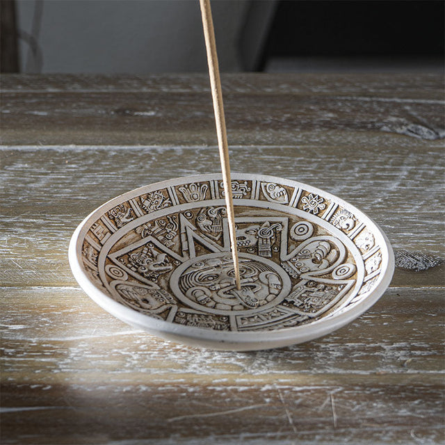 4.75" Aztec Stick Incense Burner - Magick Magick.com