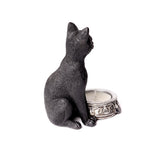 4.75" Black Cat Tealight Candle Holder - Magick Magick.com