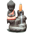 4.75" Ceramic Backflow Incense Burner - Waterfall Buddha - Magick Magick.com