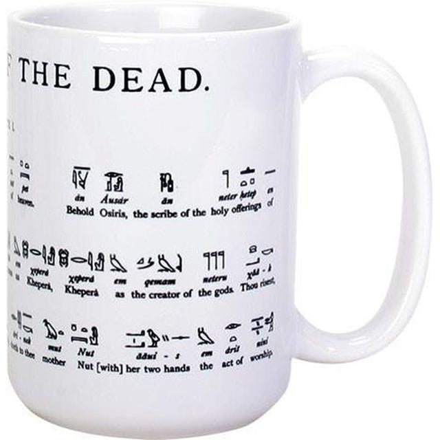 4.75" Ceramic Mug - Book of the Dead - Magick Magick.com