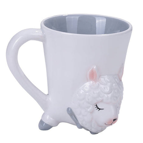 4.75" Ceramic Mug - Bottoms Up Sheep - Magick Magick.com