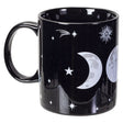 4.75" Ceramic Mug - Triple Moon Black - Magick Magick.com