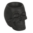 4.75" Ceramic Oil Burner - Black Skull - Magick Magick.com