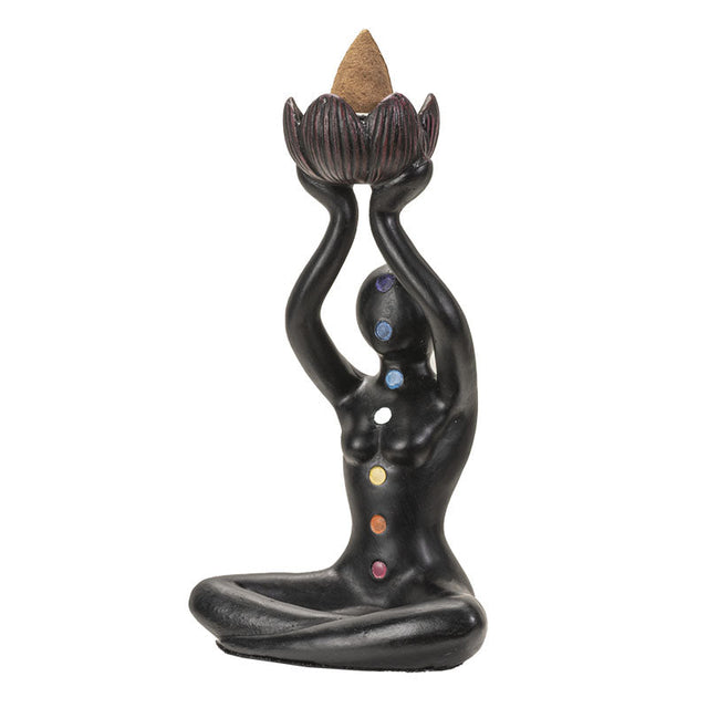 4.75" Chakra Backflow Incense Burner - Magick Magick.com