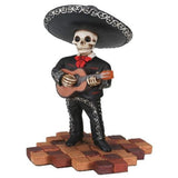 4.75" Day of the Dead Statue - Mariachi Band - Guitar - Magick Magick.com