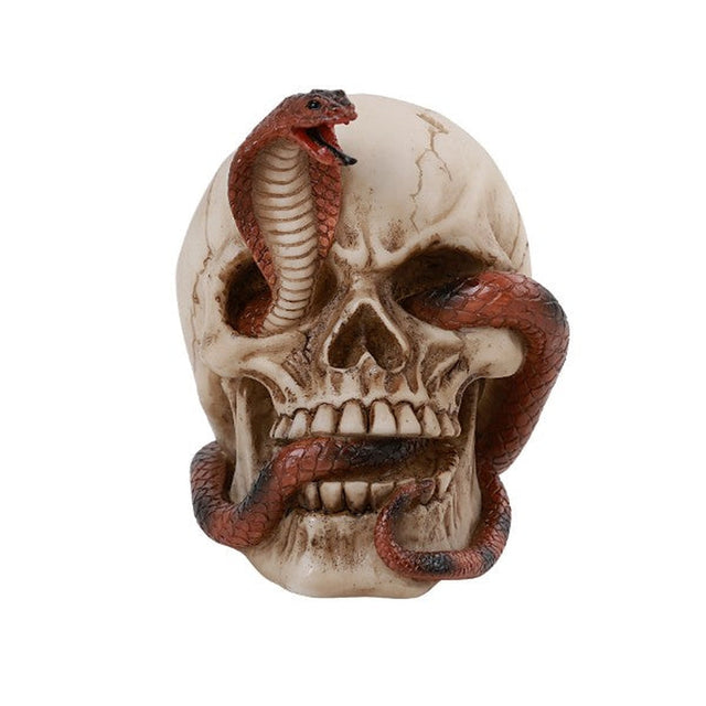 4.9" Cobra Skull Statue - Magick Magick.com