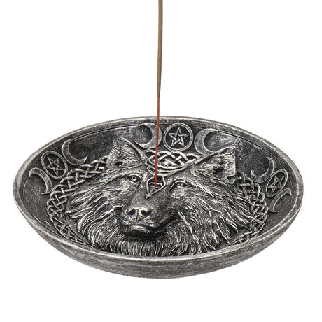 4.92" Wolf Stick Incense Burner - Magick Magick.com