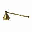 5" Antique Honey Gold Finish Metal Candle Snuffer - Magick Magick.com