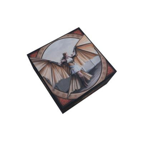 5" Aviator Girl and Dragon Display Box - Magick Magick.com