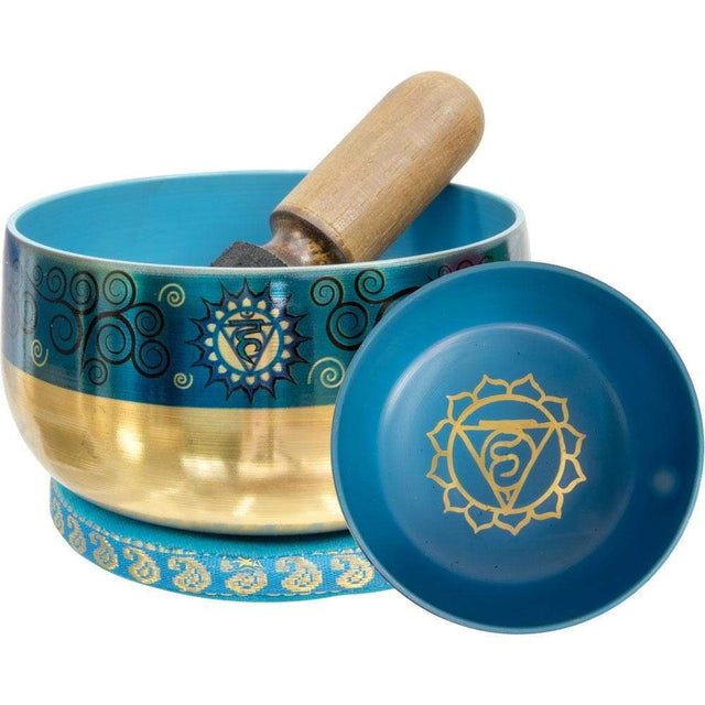 5" Chakra Singing Bowl - Printed Throat - Magick Magick.com