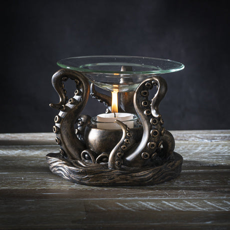 5" Kraken Glass Oil Burner - Magick Magick.com